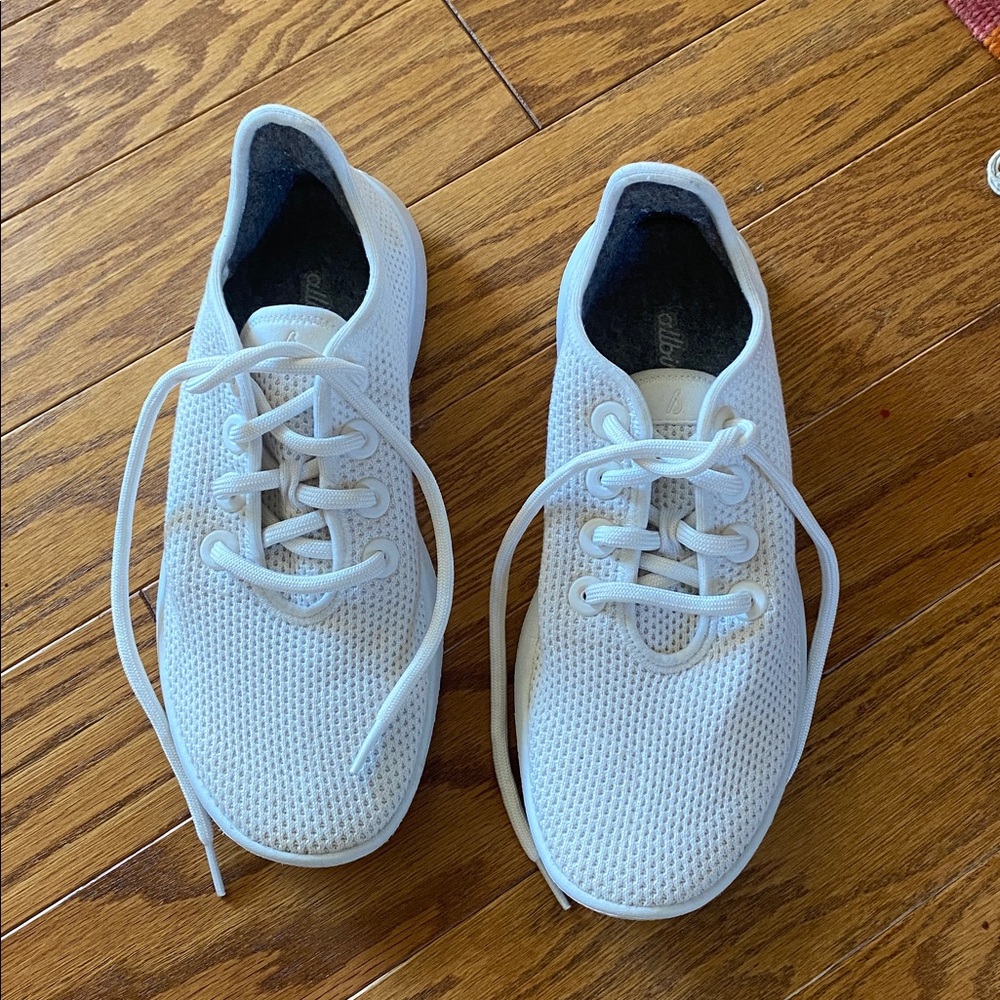Allbirds White Knit Sneakers